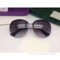 Lightweight Metal Frame Sunglasses For Women